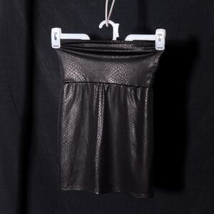 Women's Black "Snake skin" Skirt